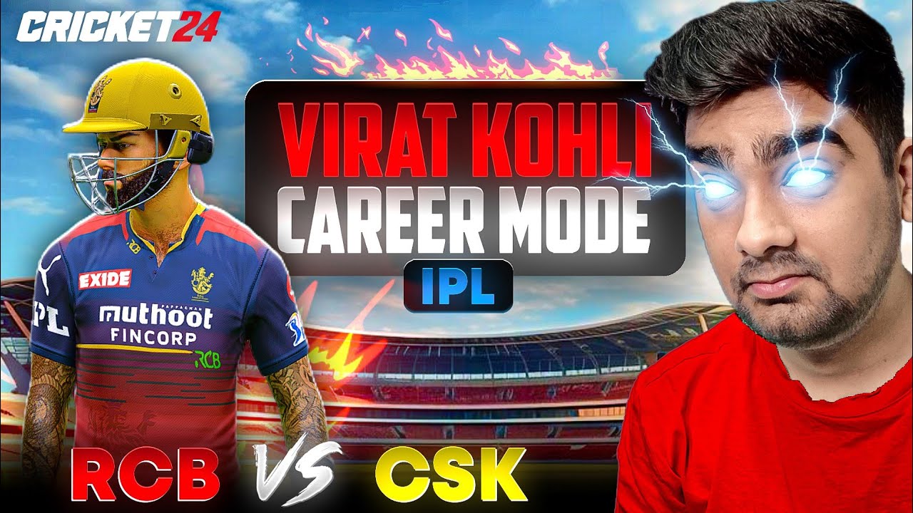 Playing *VIRAT KOHLI* Career Mode In IPL Cricket 24
