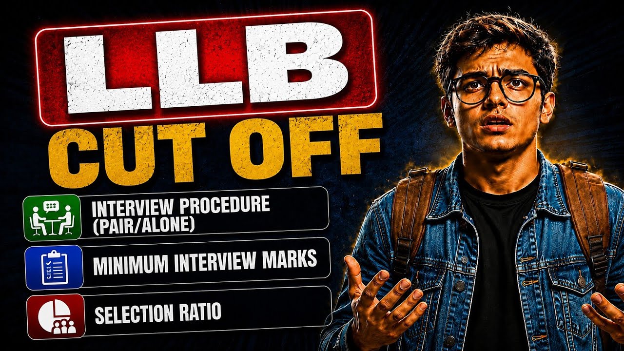 Jamia LLB Cut Off 2026 🔥 | Interview Procedure, Minimum Marks & Selection Ratio Explained |