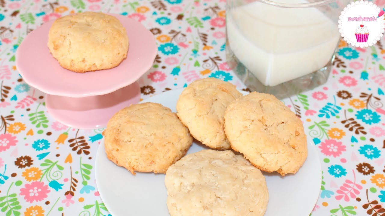 GALLETAS de QUESO con COCO suaves y SIN HUEVO 💖  Postres de Vane