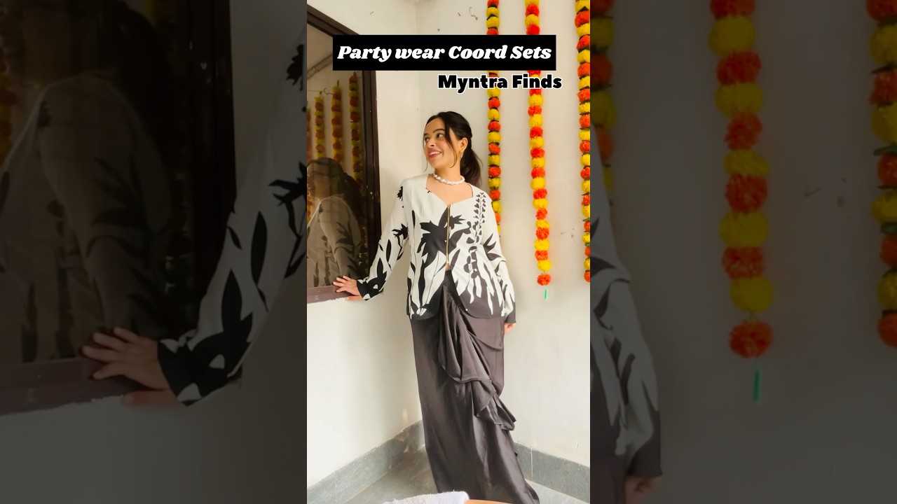 Party Wear Coord Sets | Myntra Haul #ytshortsindia #shortsfeed #fashion #coordset #viralshorts