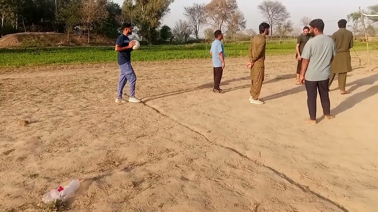 Football volleyball match