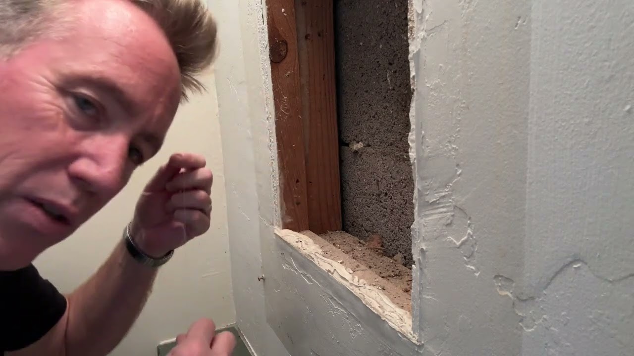 Finding Old Razor Blades in the Wall