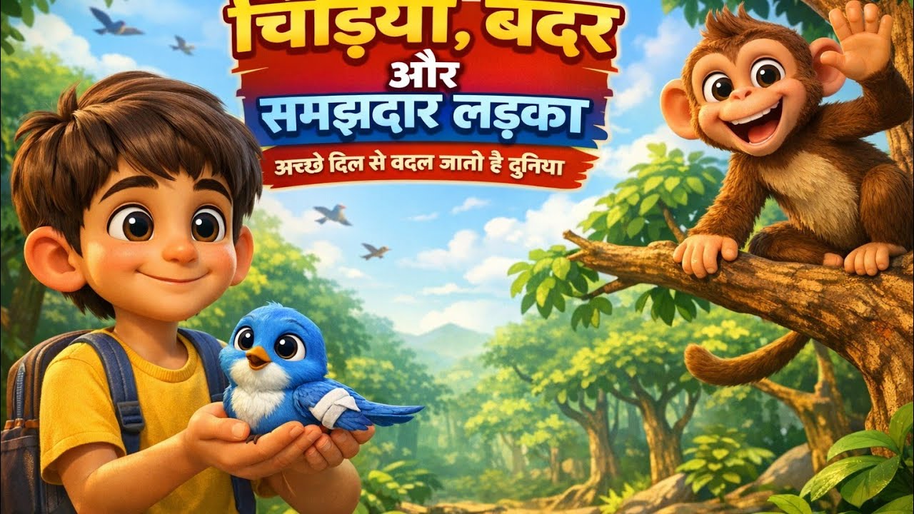 शरारती बंदर की सीख