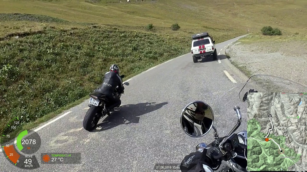 Moto Guzzi -California - Col de Galibier Süd-Nord 2019