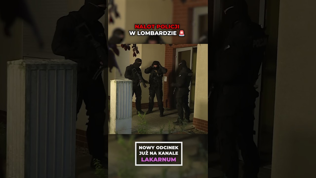 NALOT POLICJI W LOMBARDZIE 🚨