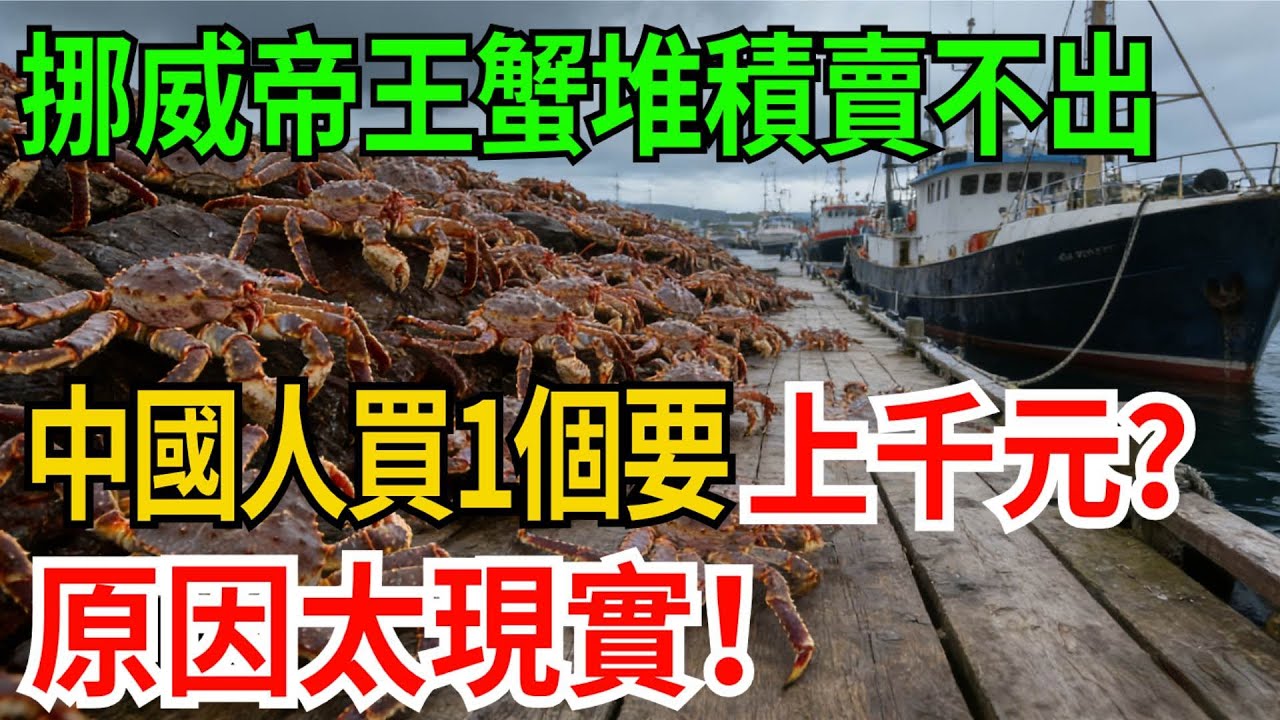 挪威帝王蟹堆積如山賣不出，中國人買一隻卻要上千元？原因太現實！【觀勢經緯】#科普#世界之最 #出類拔萃 #top10#挪威帝王蟹#跨境冷鏈 #生態入侵治理