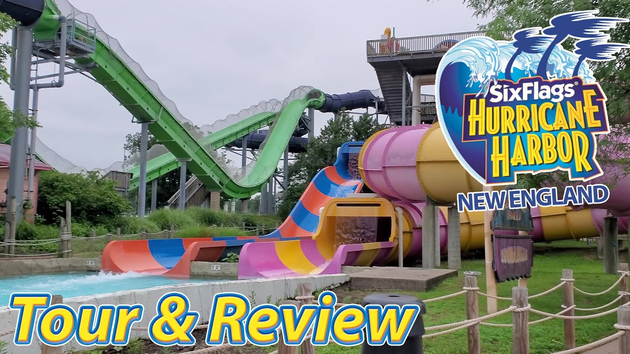 Six Flags Hurricane Harbor (New England) | Tour & Review | July 2021