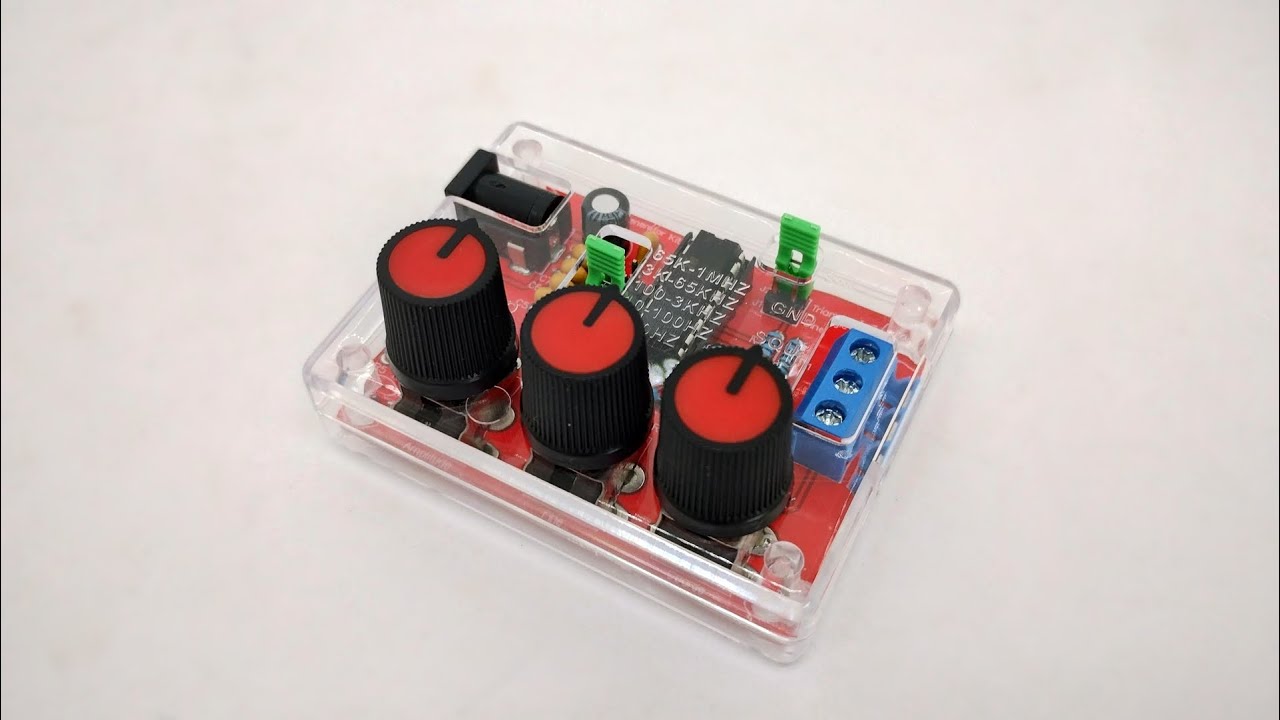 Gerador de funções com XR2206 - Montagem do kit, testes e review