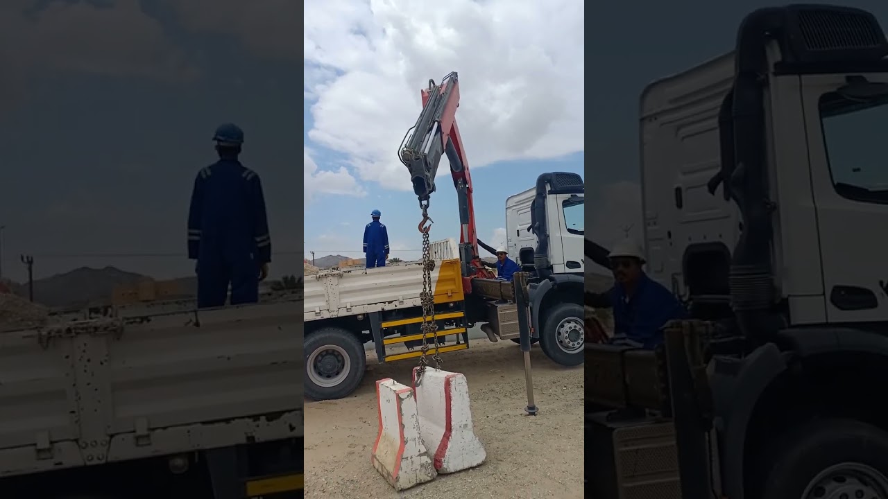 Saudi Arabia boom truck crane operator