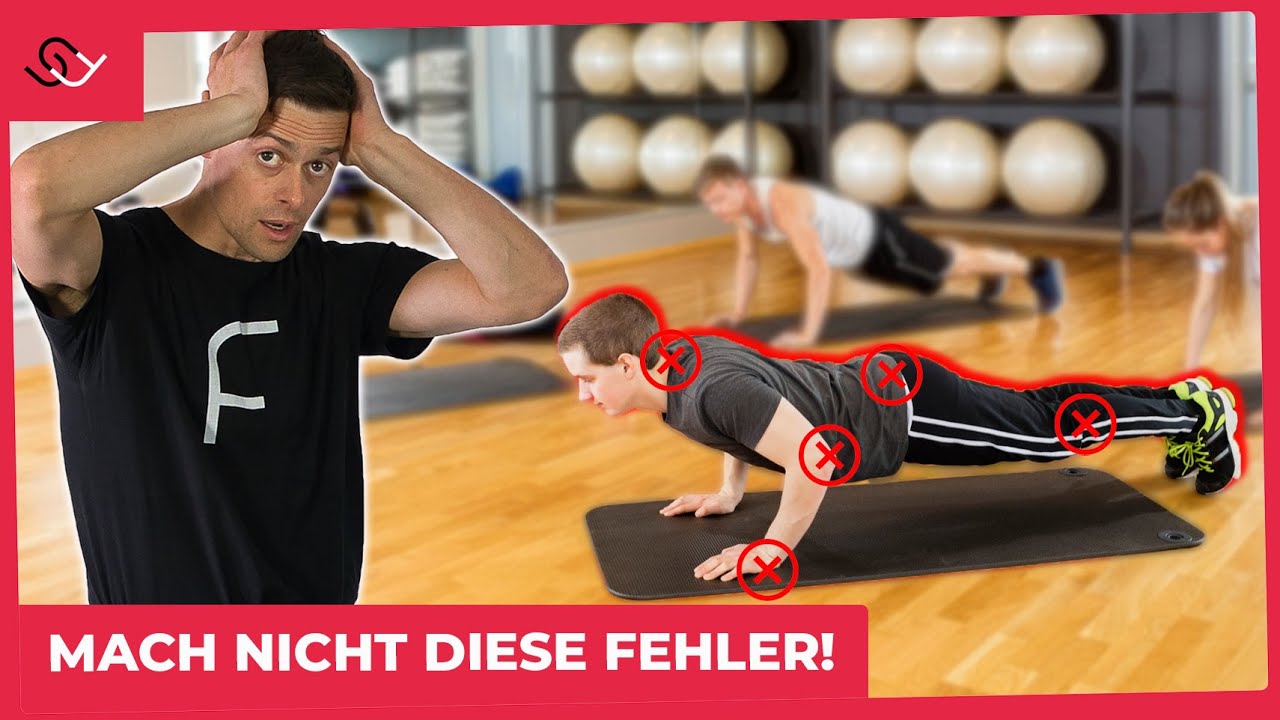 Liegestützen - DAS sind die wahren Fehler (kennt keiner)