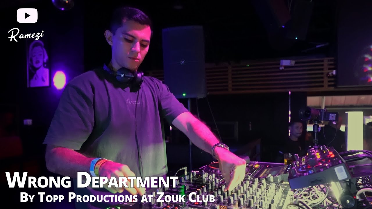 WRONG DEPARTMENT Closing Set for SANTE SANSONE // By Topp Productions @  Zouk Club (Tech House Set)