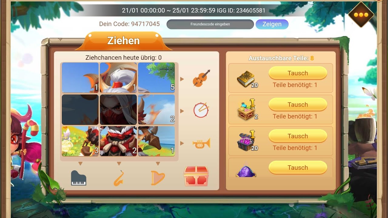 Ein paar Puzzle teile