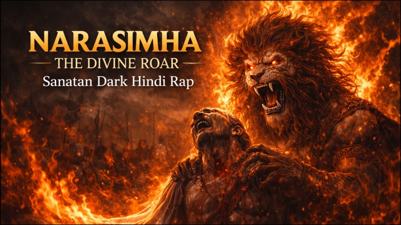 Narasimha Avatar | Hindu Mythology Cinematic Rap | Hindi Bhakti Power Song 2026 | Narayan Avatar