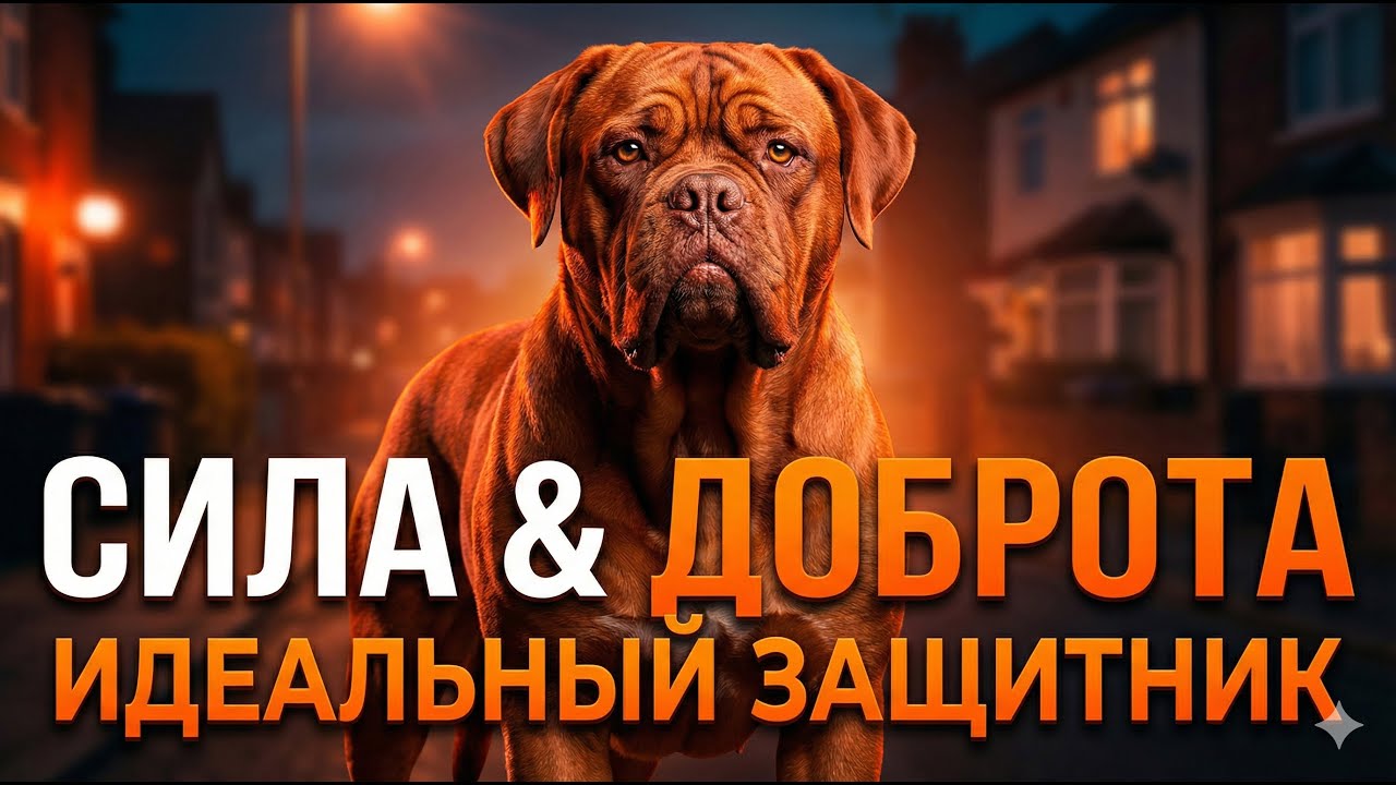Бордоский Дог: Самая Мощная и Добрая Порода? Всё, Что Ты Не Знал! 🐶🔥