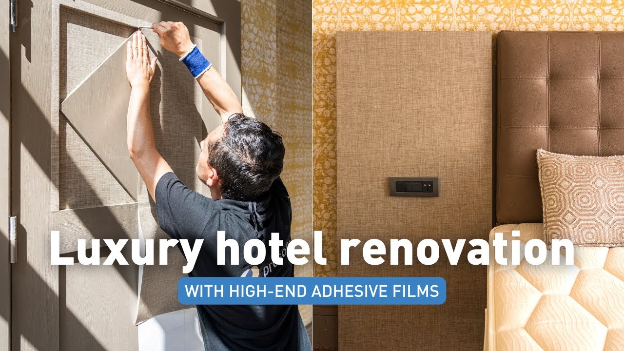 Luxury Hotel Renovation | Doors and Headboards Wrapped at 5-Star Santo Mauro