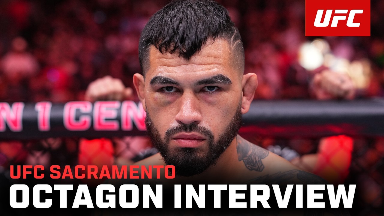 Интервью с Энтони Эрнандесом в октагоне | UFC Sacramento
