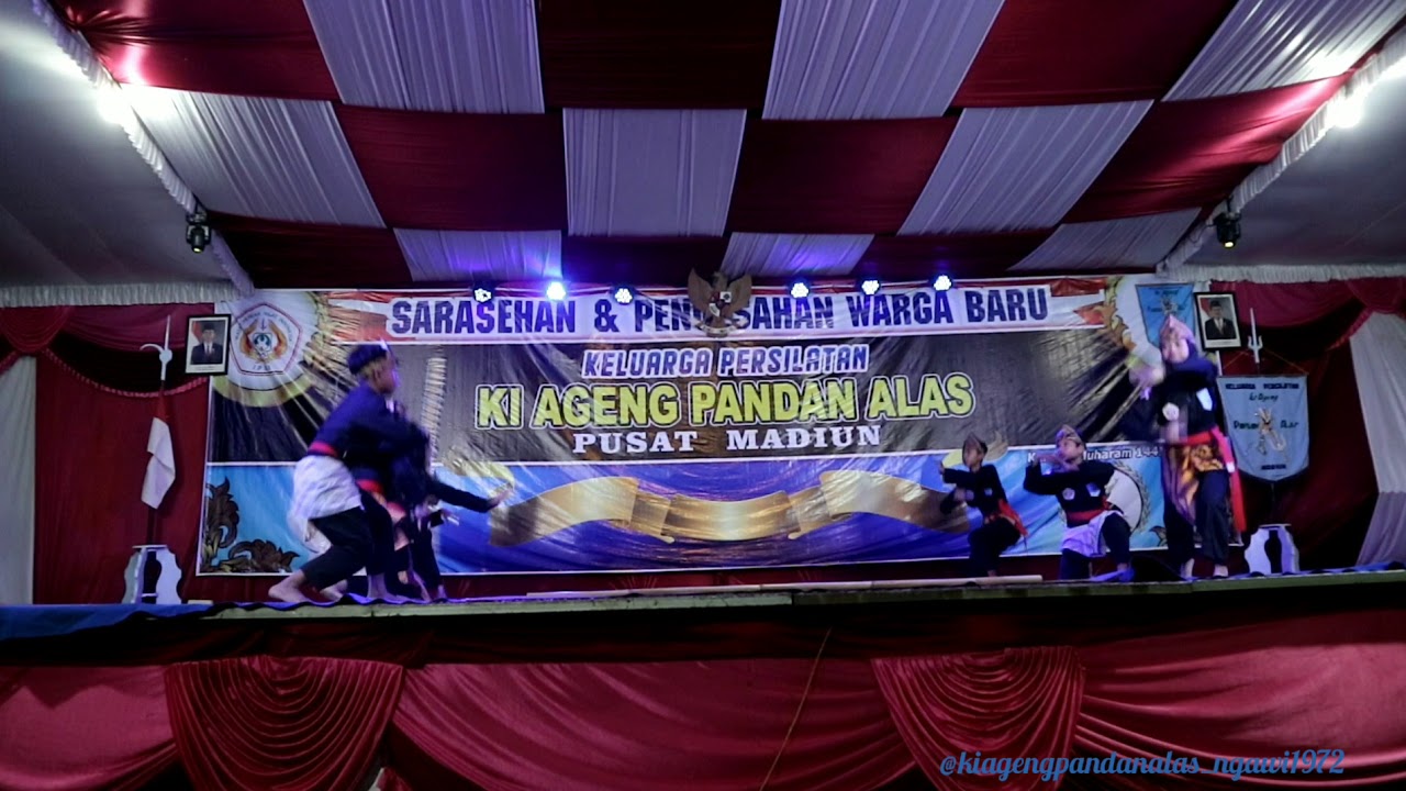 Pencak seni beregu Keluarga persilatan Ki Ageng Pandan Alas cab.Ngawi thn 2019