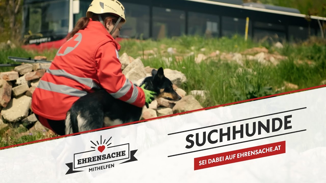 EHRENSACHE mithelfen - Jetzt bei den Suchhunden