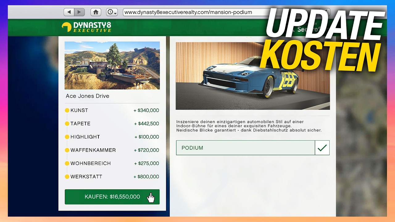 So TEUER wird das neue VILLEN DLC in GTA Online! 