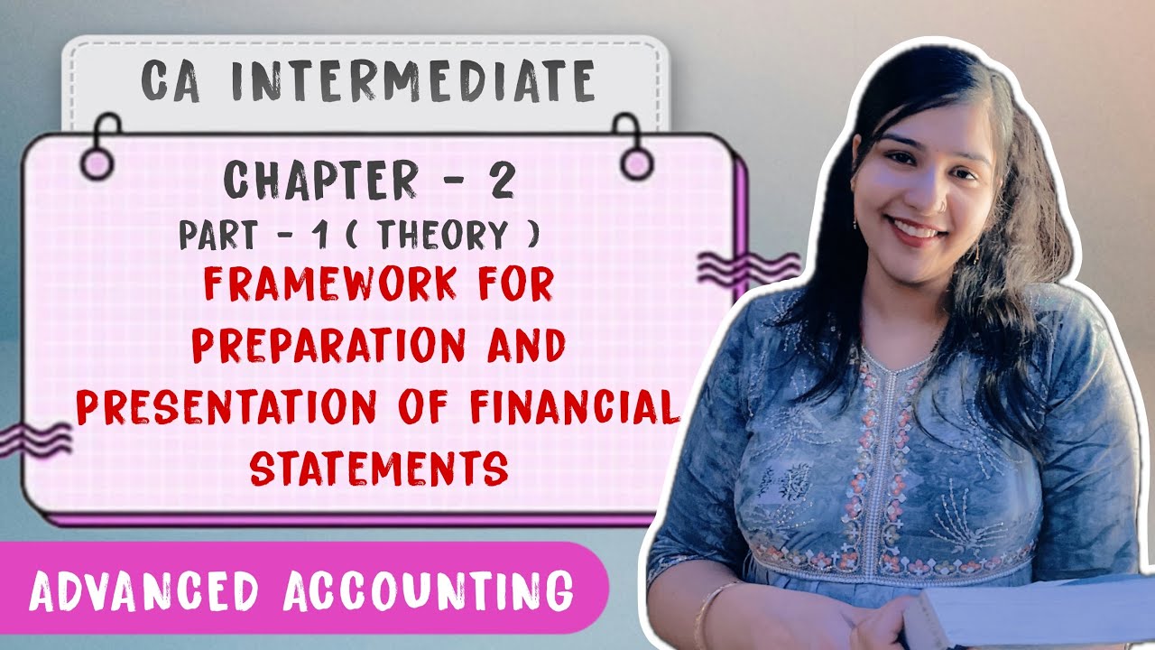 Ch-2 Part I - Theory - Framework For Preparation & Presentation of Financial Statements | CA INTER