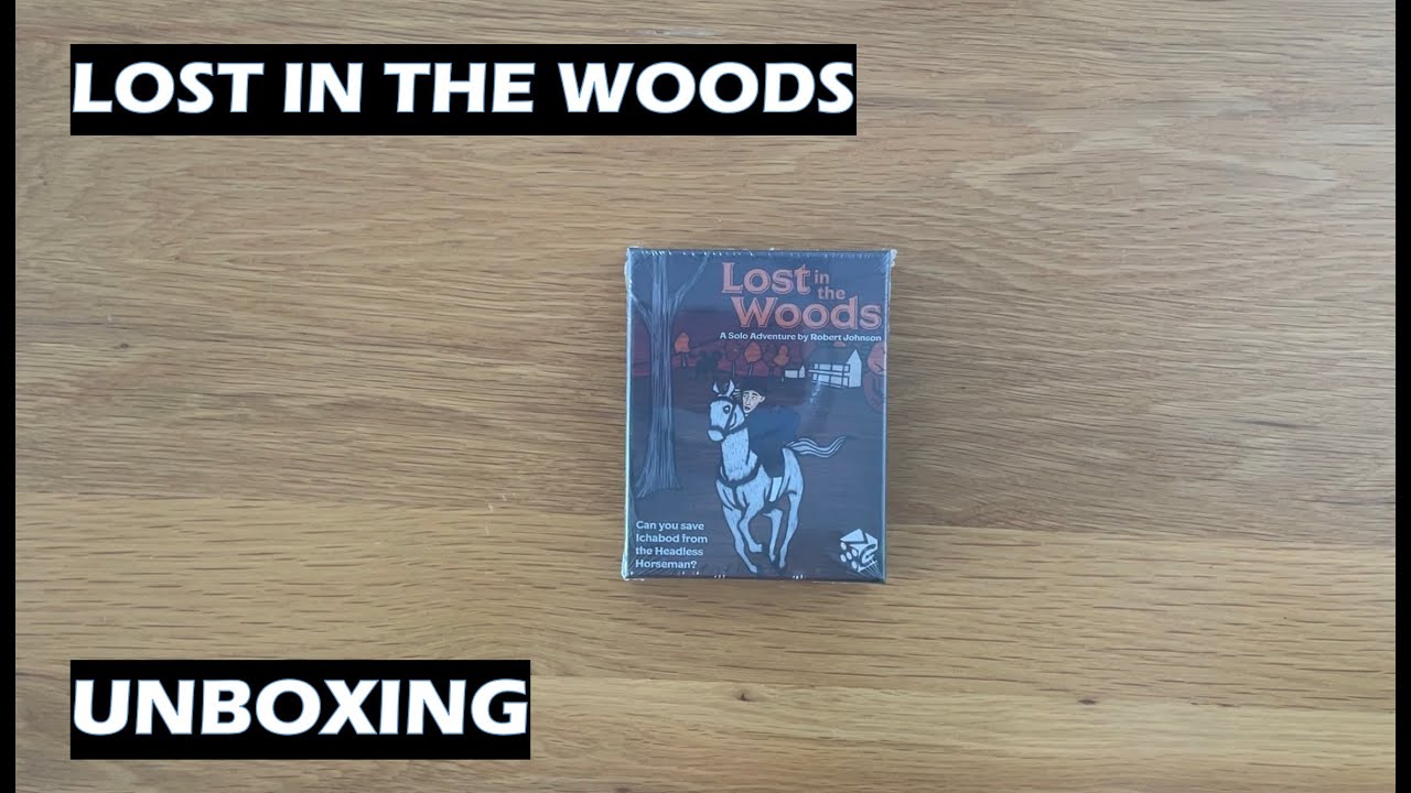 Unboxing Lost in the Woods card game