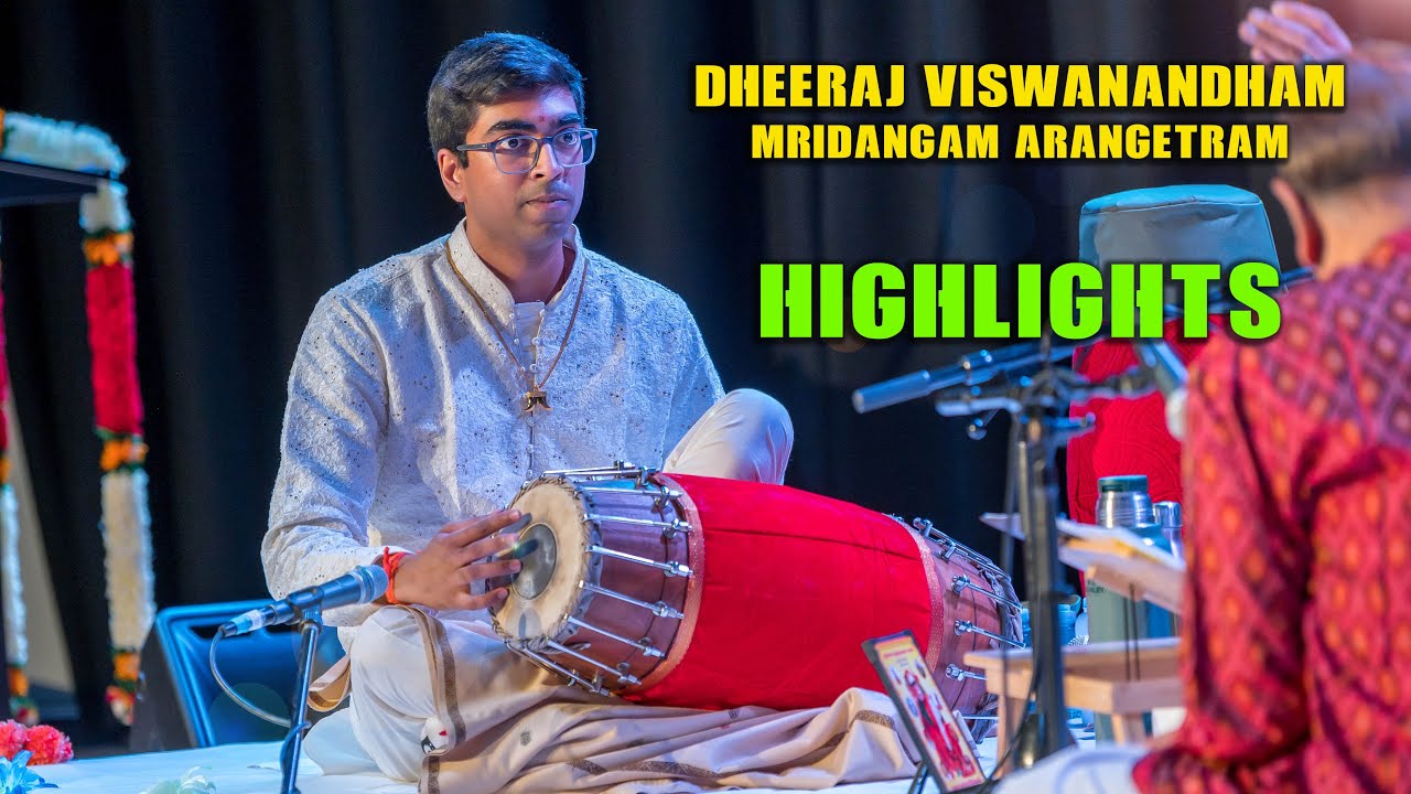 Dheeraj Viswanandham - Mridangam Arangetram | Highlights | 4K
