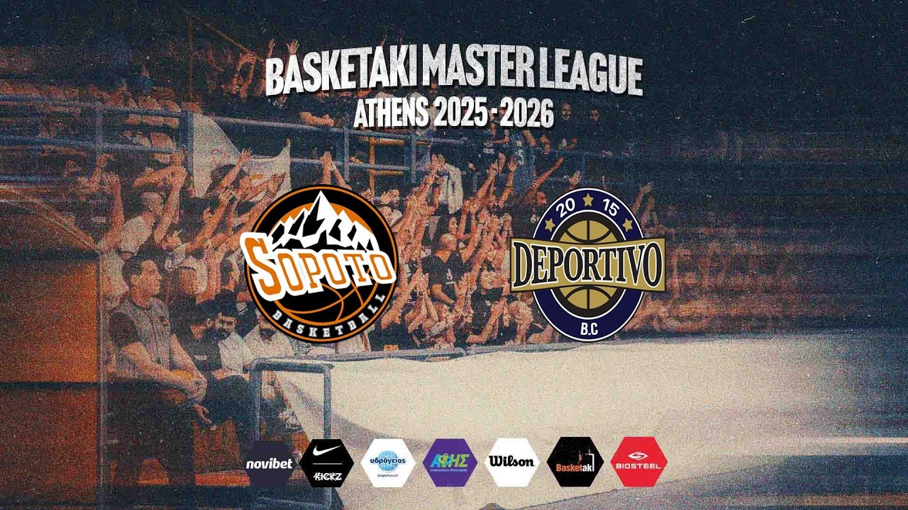 Basketaki The League - Σοποτό Veterans Vs Deportivo Faliro (28/01/2026)