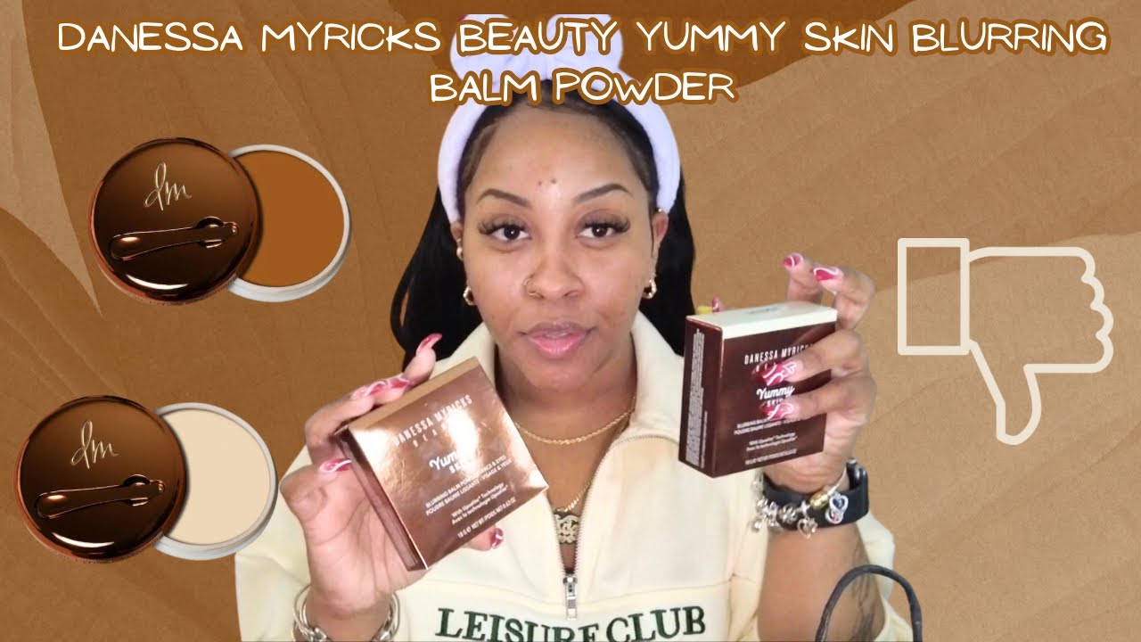 DANESSA MYRICKS YUMMY SKIN BLURRING BALM POWDER SHADE 7: 9 HR WEAR TEST ON OILY SKIN