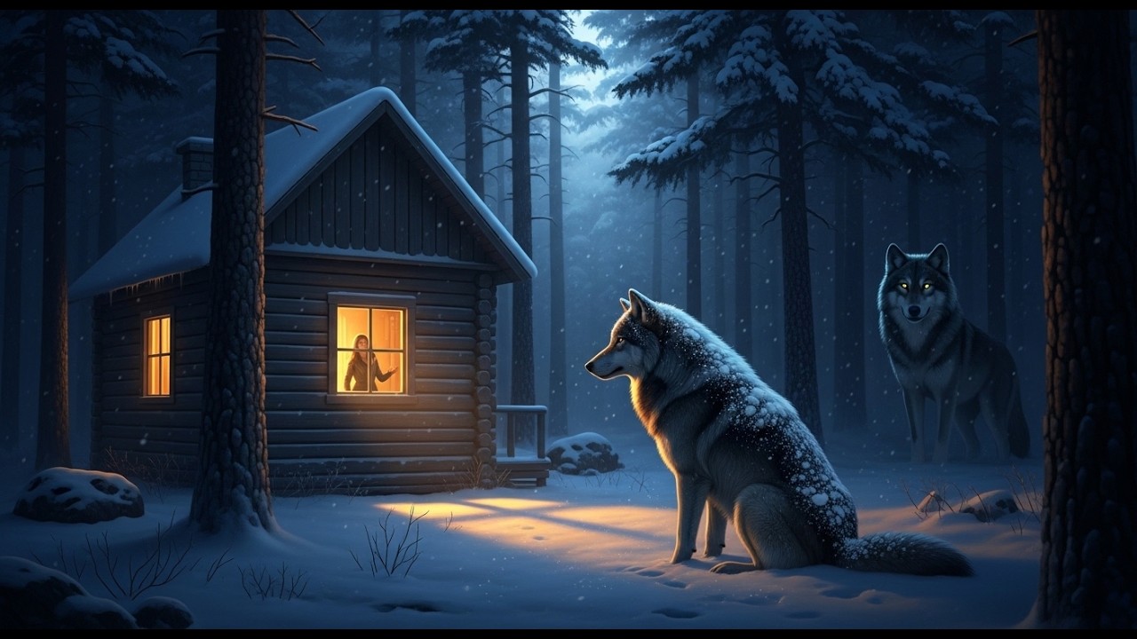 A Silent Wolf Guarded Her Cabin for Weeks — The Alpha King Knew Why