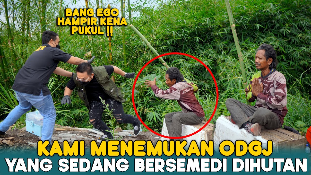 Kami menemukan ODGJ yang sedang bersemedi dipinggir sungai untuk mencari ketenangan !!