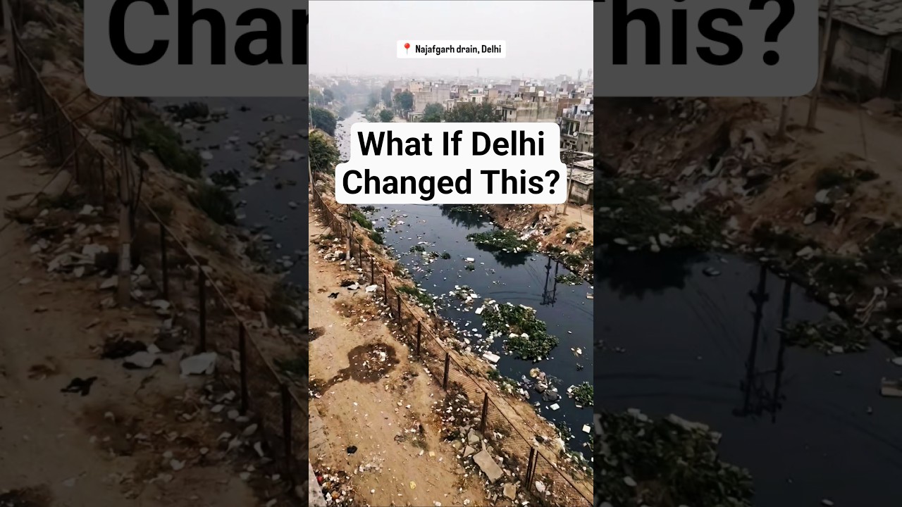 #najafgarh #drainage #cleandelhi #cleanindia #environmentalawareness #society #civicsense #trending