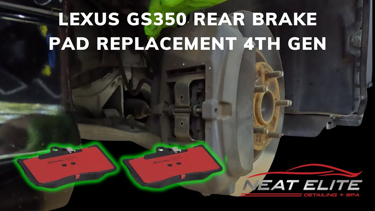 2014 (4th Gen) Lexus GS 350 FRONT Brembo Brake Pad Replacement