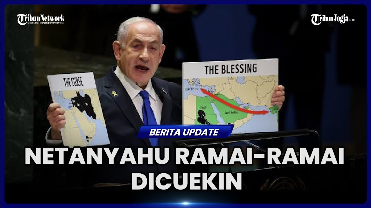 AKSI WALKOUT RAMAI-RAMAI SAAT NETANYAHU PIDATO DI SIDANG PBB