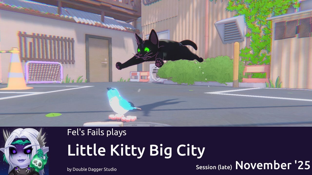 Fel plays Little Kitty, Big City