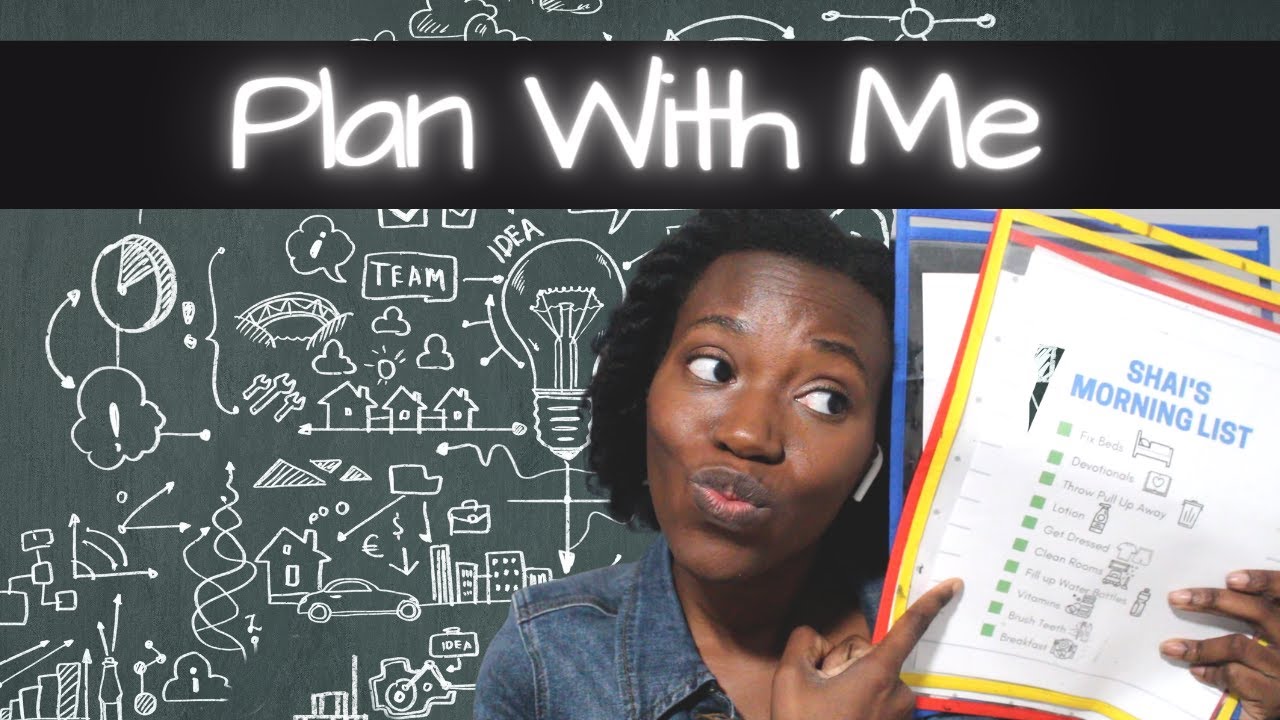 Kids Chore Chart || Plan with Me KIDS Morning & Evening Routines