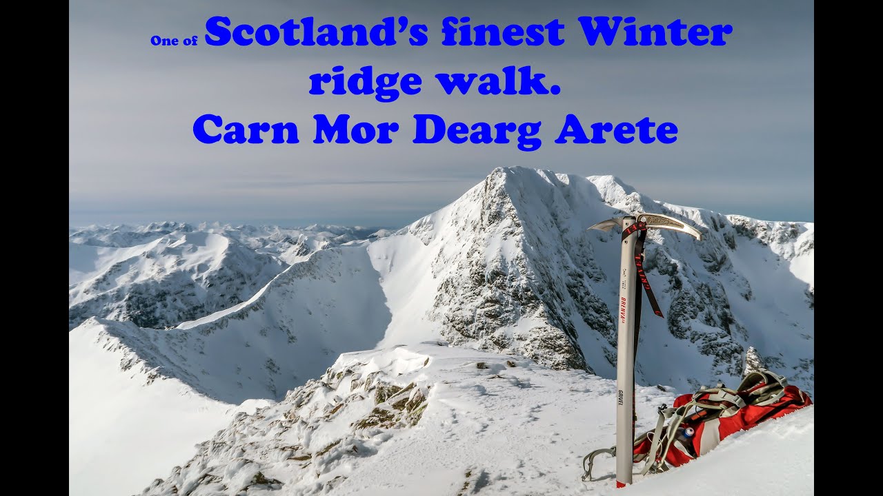 one of Scotland's finest Winter ridge walk. Carn Mor Dearg
