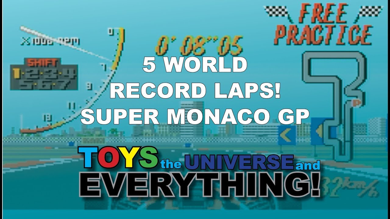 5 WORLD RECORD LAPS on SUPER MONACO GP for SEGA Genesis