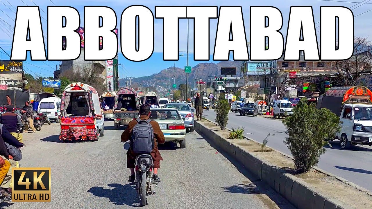 🇵🇰 Abbottabad - Scenic Driving Tour in 4K