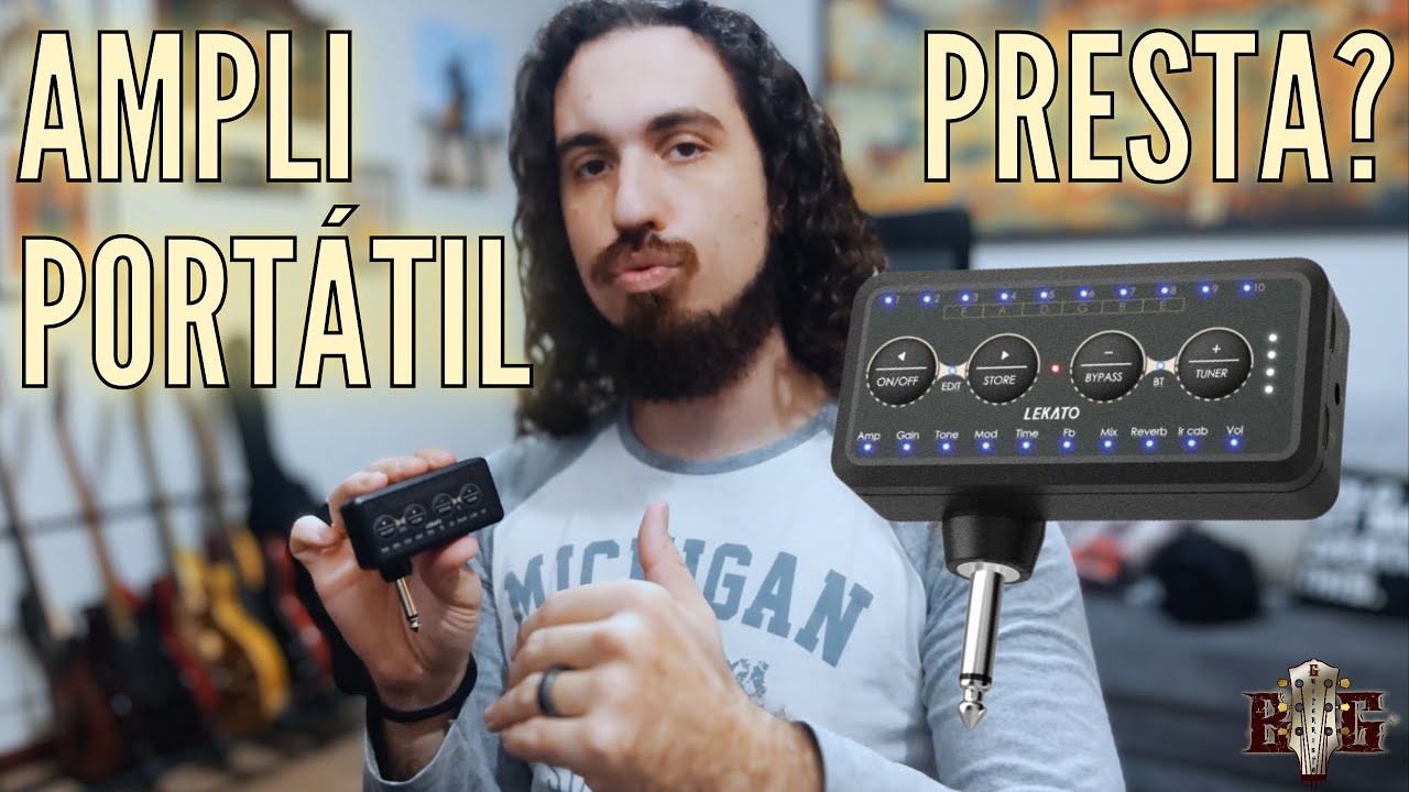 Amplificador MAIS BARATO para Guitarra do Aliexpress... Será que presta? LEKATO PA-1