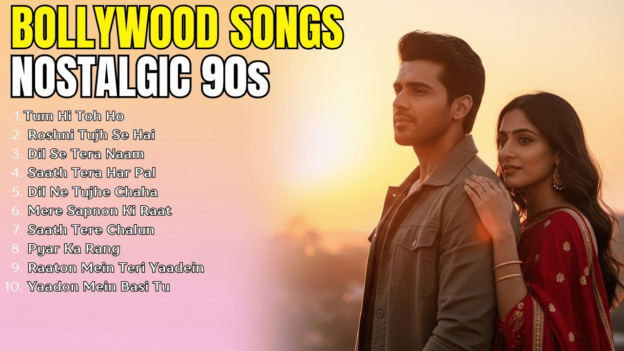 Hindi Love Songs 90s 💛 Evergreen Bollywood Romance That Still Feels Magical | Bollywood Rhyme