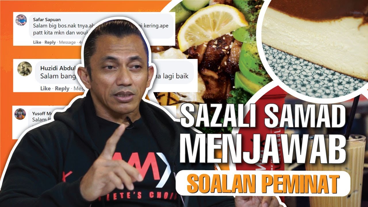 🔥Sazali Samad Menjawab Soalan-Soalan Peminat!🔥 Rinse KL Membuat Mocha Dengan MMX Whey Protein? 😋