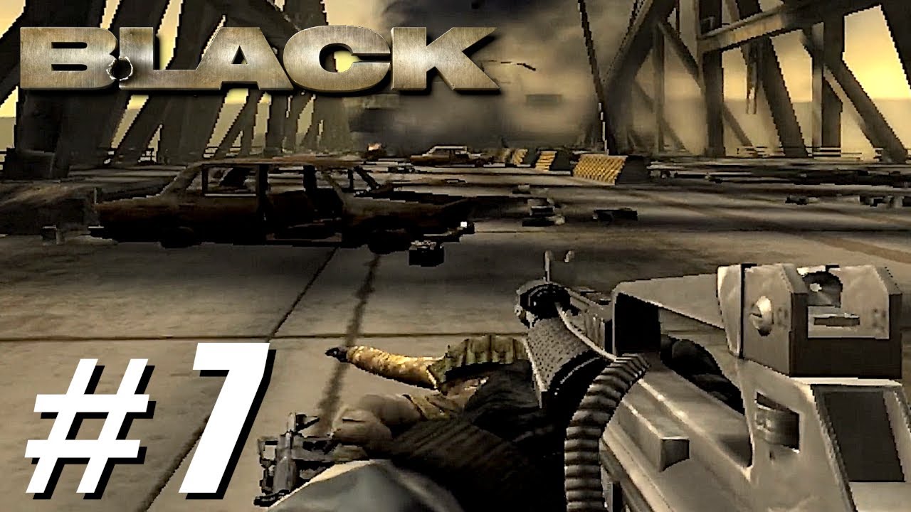 BLACK PS2 Gameplay Walkthrough No Commentary PART 7 - Graznei Bridge