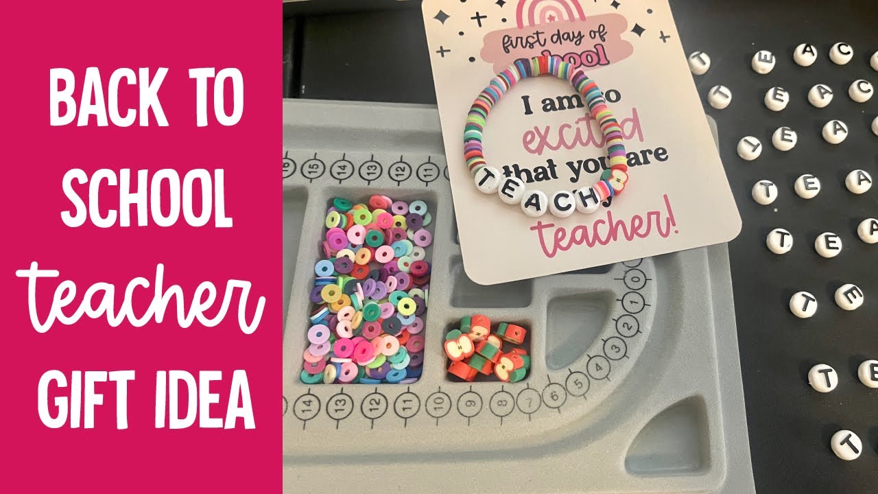 Back To School Teacher Bracelet Gift Made With Cricut