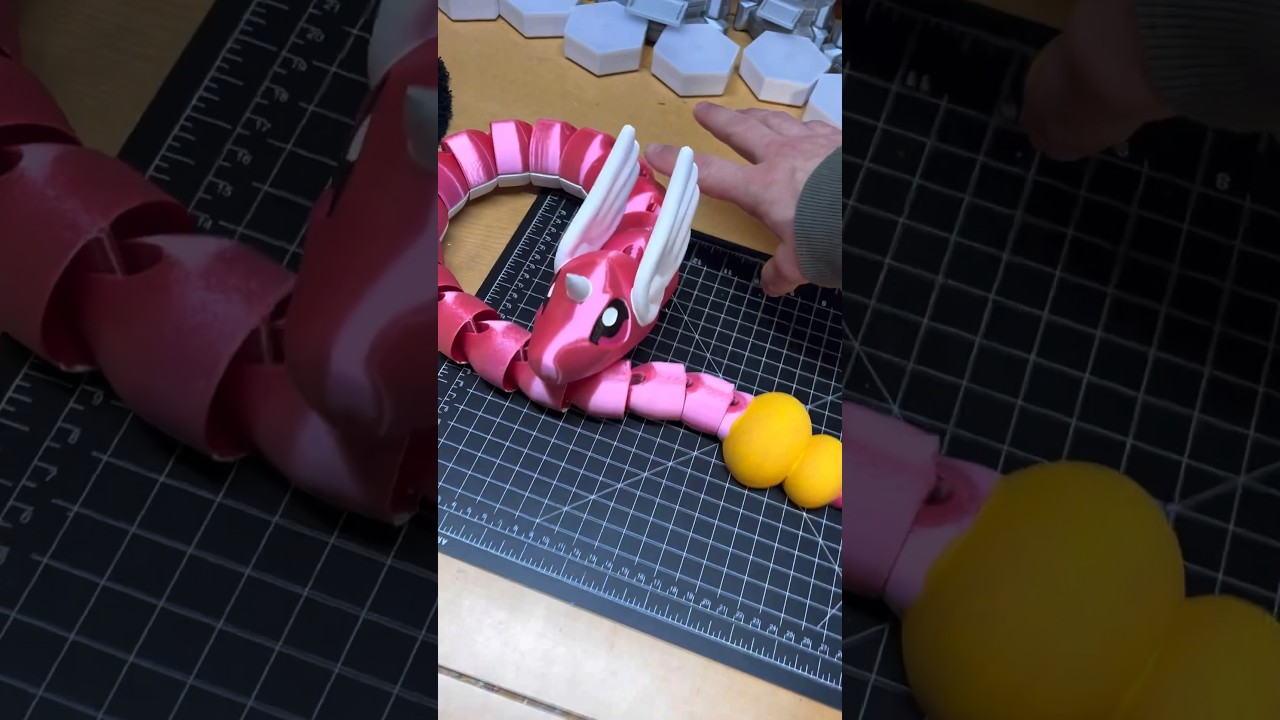 Giant Shiny ✨✨ Dragonair! #pokemon #3dprint #dragonair #shiny #shinypokemon #dragon #3dprinting #diy