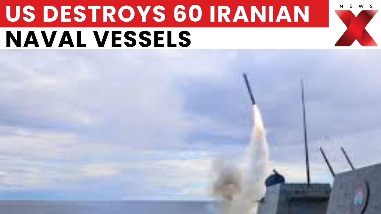US Destroys 60+ Iranian Naval Vessels, CENTCOM Shares Strike Video | NewsX