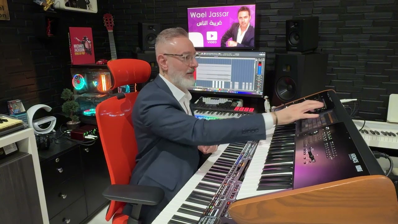 #wael_jassar  - Ghariba El Nas |  وائل جسار - غريبة الناس عزف اورغ لايف #وائل_جسار
