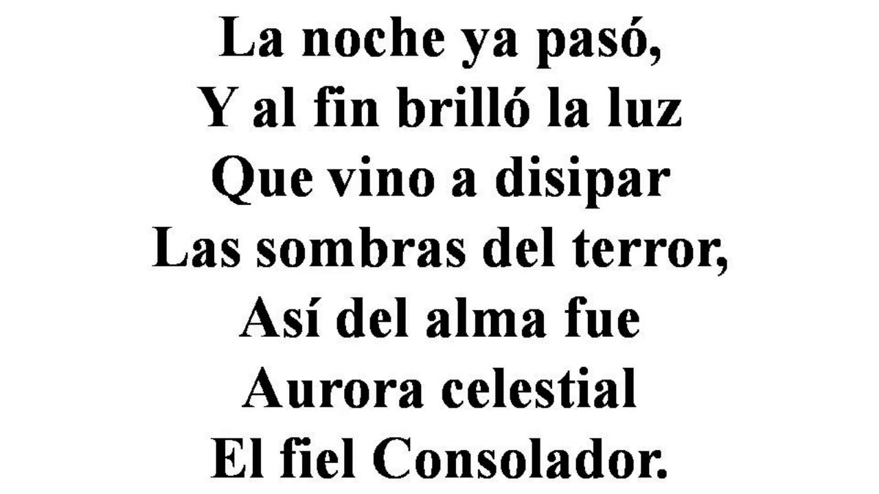 207  El Consolador Ha Venido