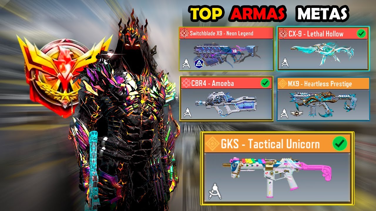 🔥 Top Subfusiles META  Que DEBES Usar para llegar a LEYENDA🔥