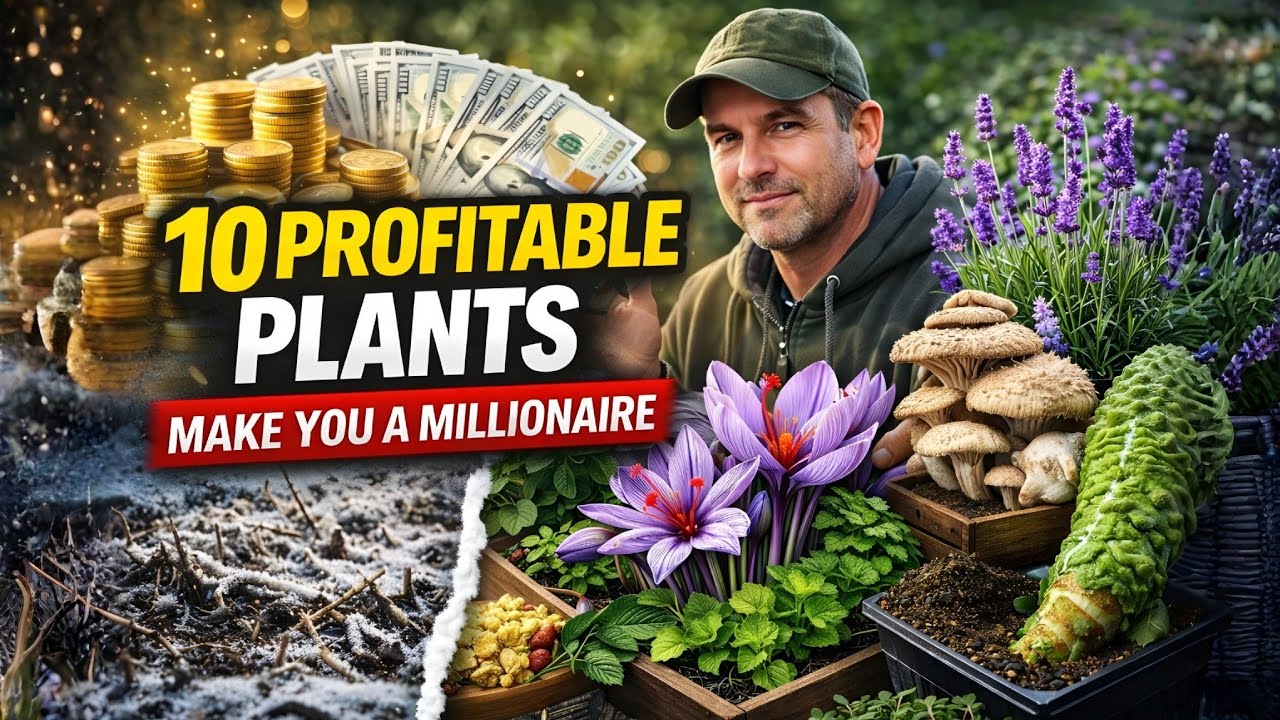 10 Profitable Plants That Can Make You a Millionaire (High-Value Crops Revealed)