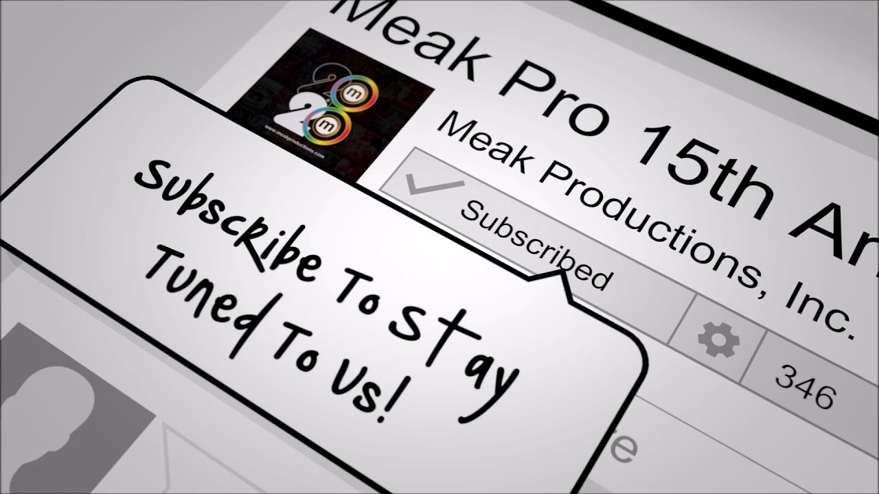 Meak Productions' YouTube Announcement Ad 2020